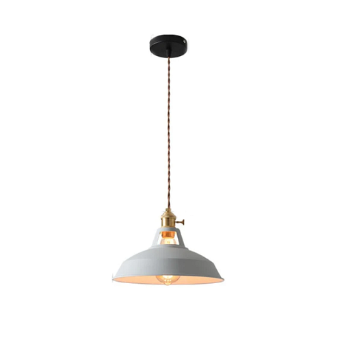 Inomhus Hengende Pastellampe i Metall – Retro Design