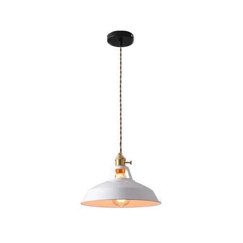 Inomhus Hengende Pastellampe i Metall – Retro Design
