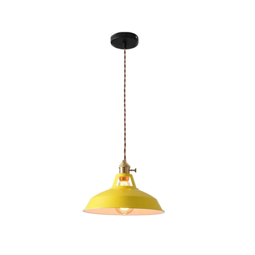Inomhus Hengende Pastellampe i Metall – Retro Design