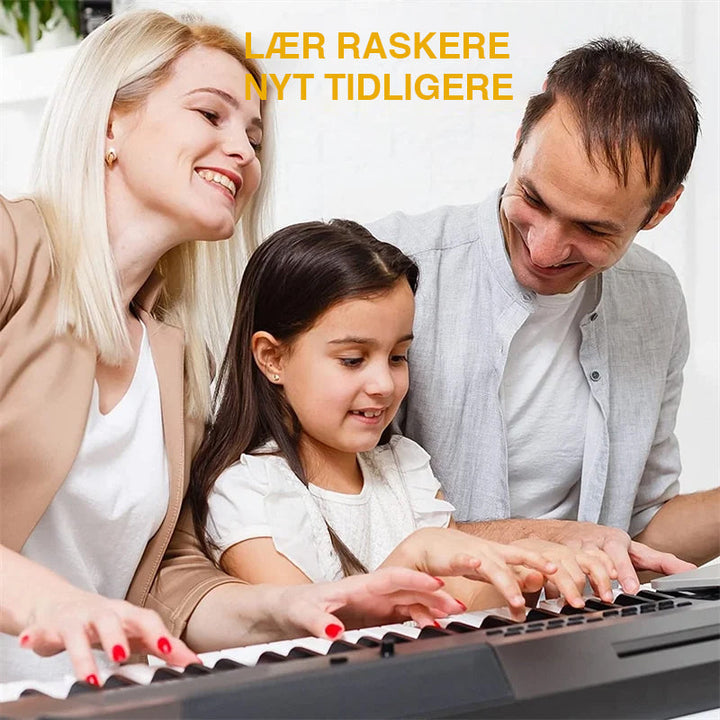 Avtakbare klaviaturnoter - Enkel Läring | Silikon Noteskilt