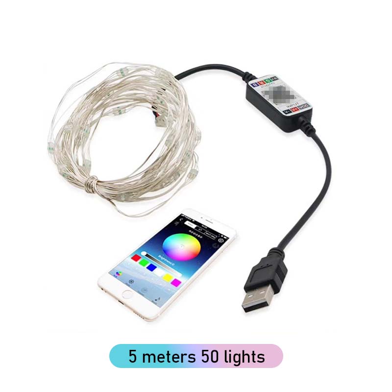 Smart LED Jule-lyslenke - Programmerbar &amp; App-styrt