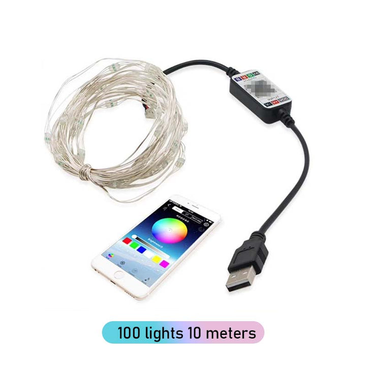 Smart LED Jule-lyslenke - Programmerbar &amp; App-styrt