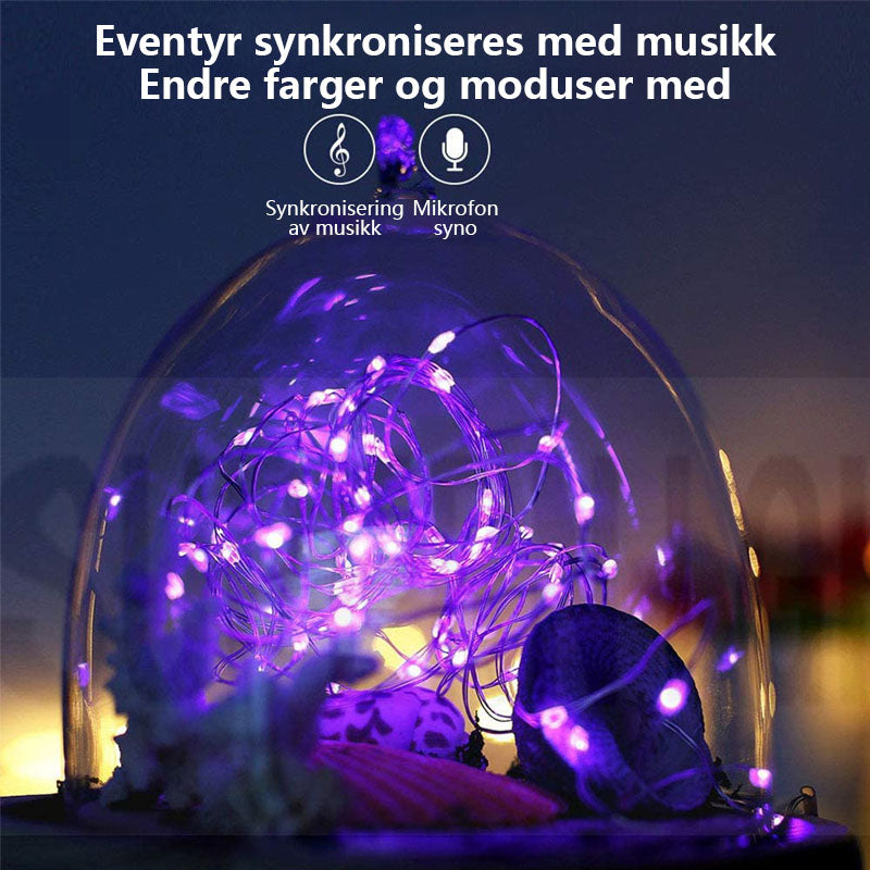 Smart LED Jule-lyslenke - Programmerbar &amp; App-styrt