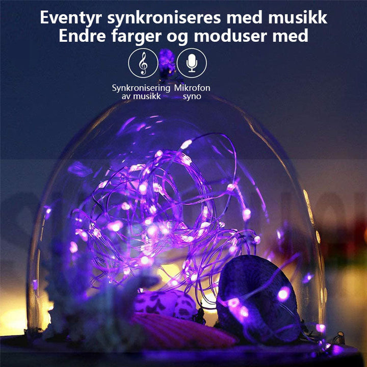 Smart LED Jule-lyslenke - Programmerbar &amp; App-styrt