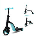 3-i-1 Barnescooter: Balans-, Trehjulssykkel & Sparkesykkel
