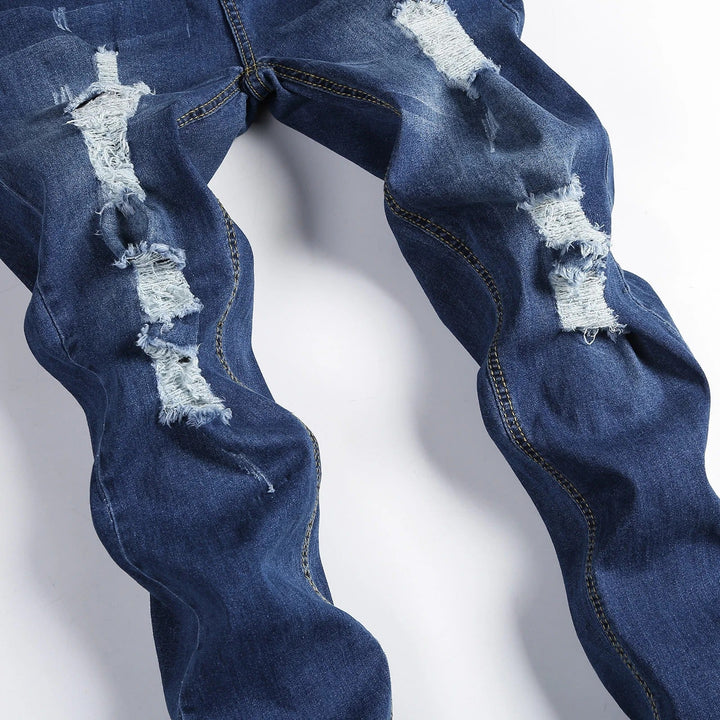 Jeans för män – Råde Skinny Fit med Rifter