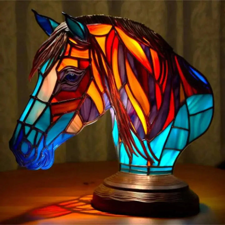 3D Dyrebordlampe i Retro Stil – Unik Belysning för Hemmet