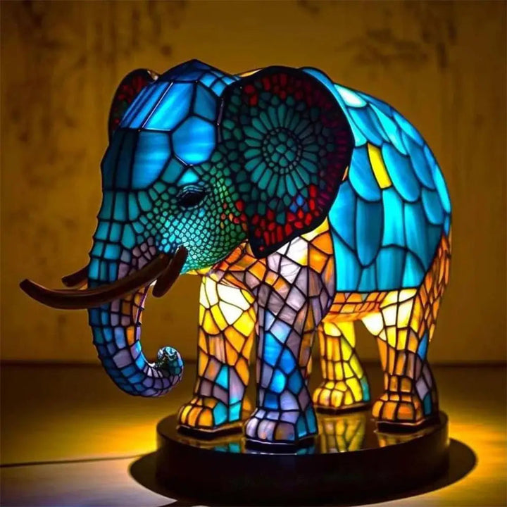 3D Dyrebordlampe i Retro Stil – Unik Belysning för Hemmet
