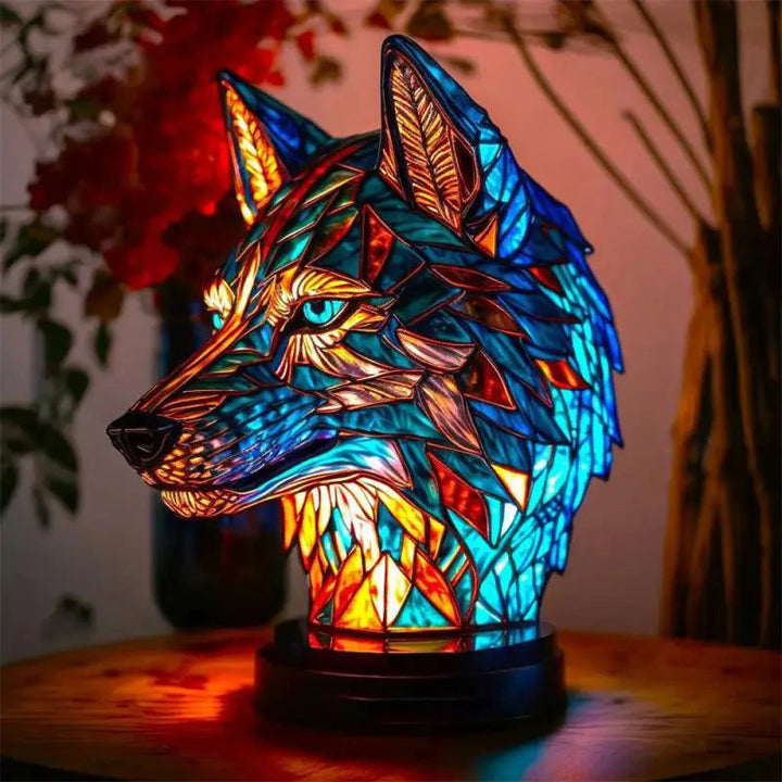3D Dyrebordlampe i Retro Stil – Unik Belysning för Hemmet