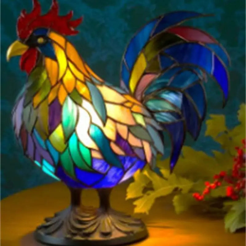3D Dyrebordlampe i Retro Stil – Unik Belysning för Hemmet