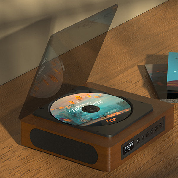 Retro CD-spiller med Bluetooth och FM-radio