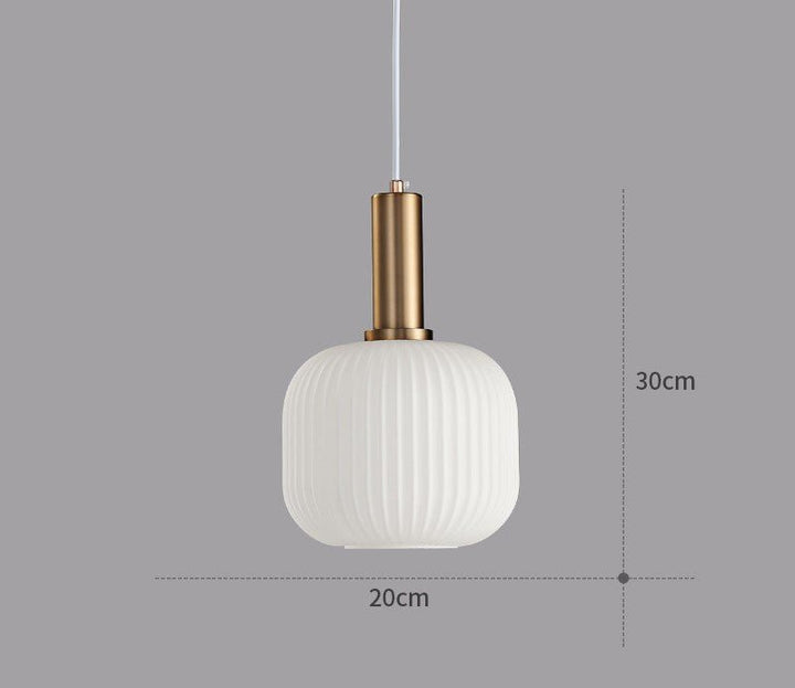 Retro Glas Pendellampa – Skapa Varm Vintage Atmosfär i Hemmet