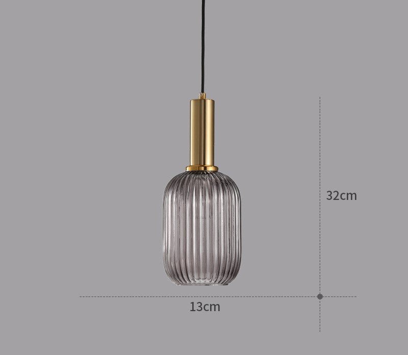 Retro Glas Pendellampa – Skapa Varm Vintage Atmosfär i Hemmet