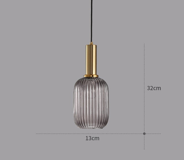 Retro Glas Pendellampa – Skapa Varm Vintage Atmosfär i Hemmet