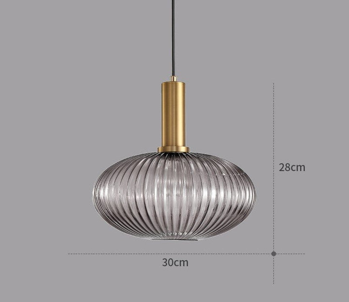 Retro Glas Pendellampa – Skapa Varm Vintage Atmosfär i Hemmet