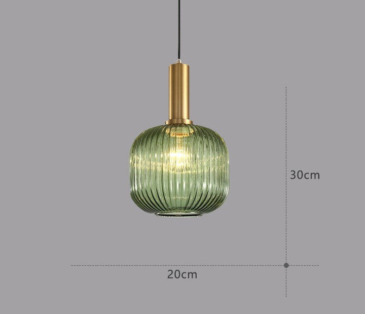 Retro Glas Pendellampa – Skapa Varm Vintage Atmosfär i Hemmet