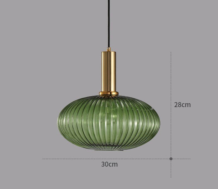 Retro Glas Pendellampa – Skapa Varm Vintage Atmosfär i Hemmet