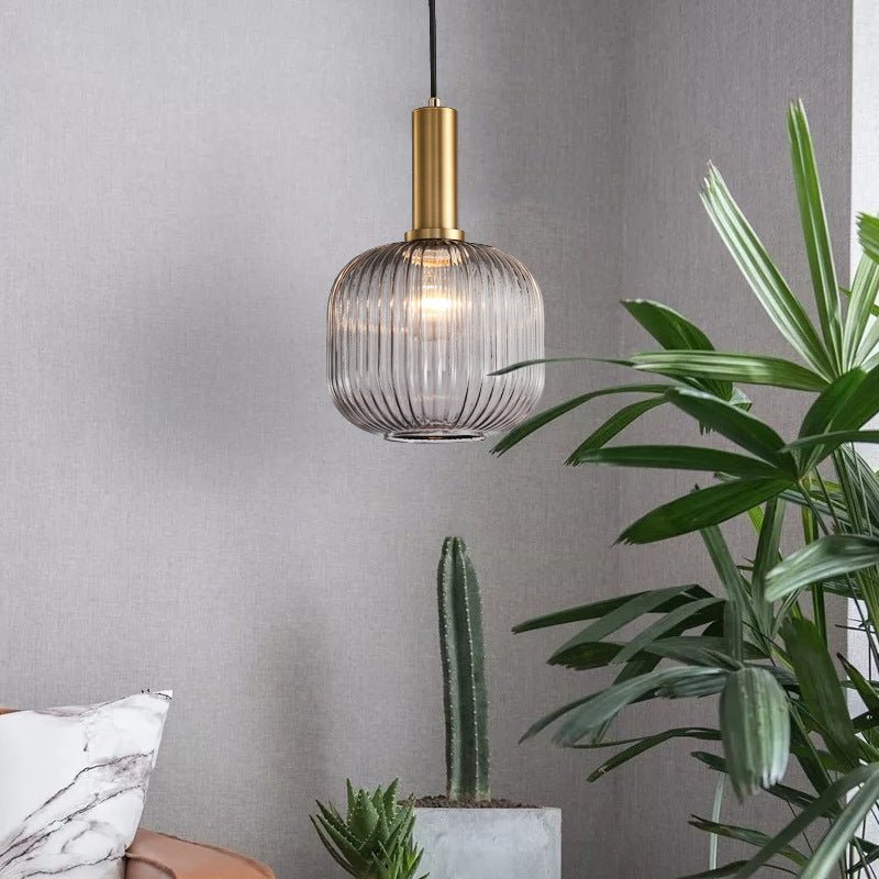 Retro Glas Pendellampa – Skapa Varm Vintage Atmosfär i Hemmet