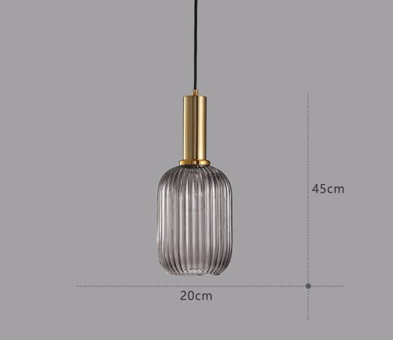 Retro Glas Pendellampa – Skapa Varm Vintage Atmosfär i Hemmet