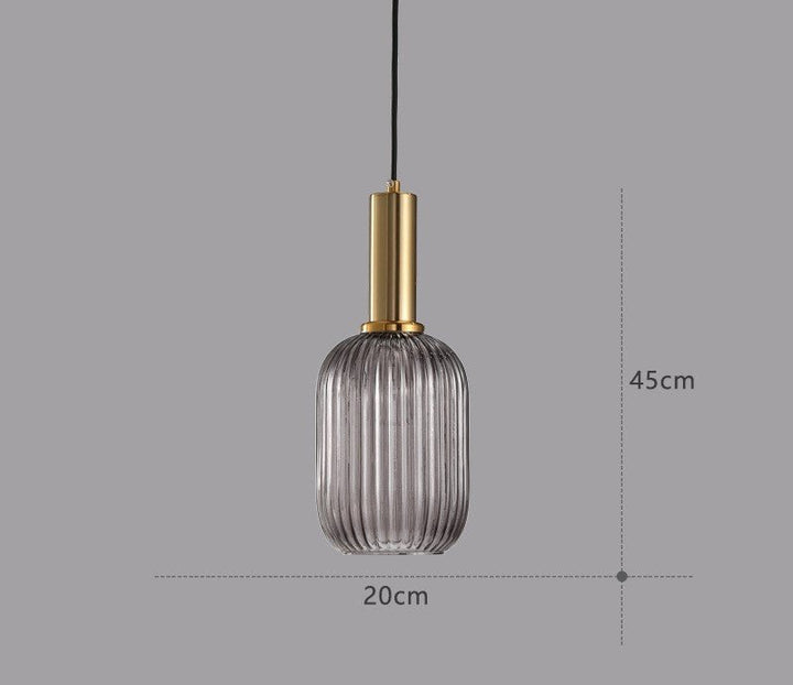 Retro Glas Pendellampa – Skapa Varm Vintage Atmosfär i Hemmet