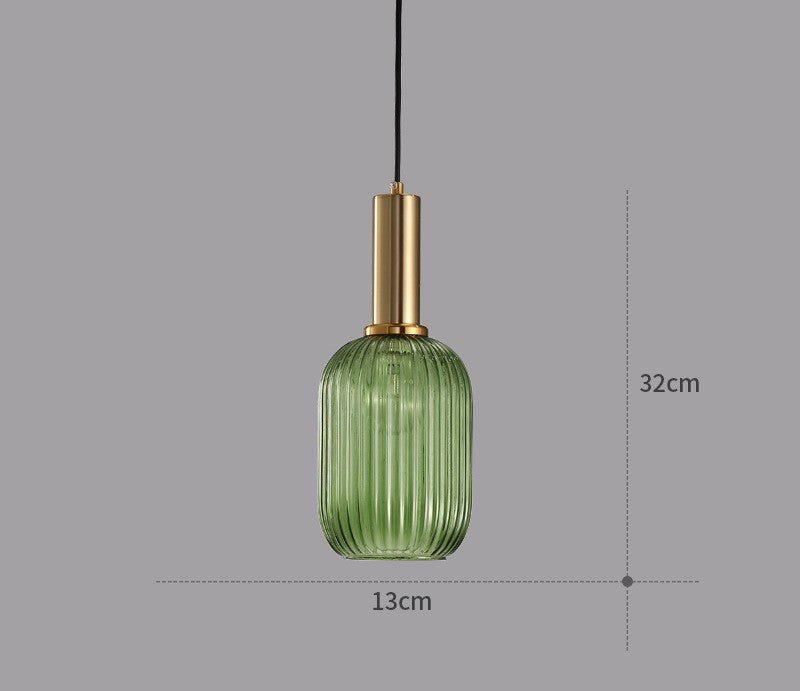 Retro Glas Pendellampa – Skapa Varm Vintage Atmosfär i Hemmet