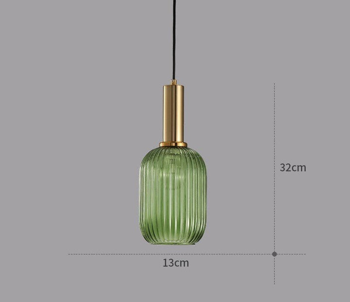 Retro Glas Pendellampa – Skapa Varm Vintage Atmosfär i Hemmet
