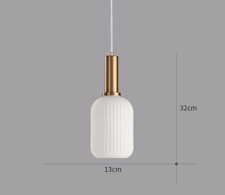 Retro Glas Pendellampa – Skapa Varm Vintage Atmosfär i Hemmet