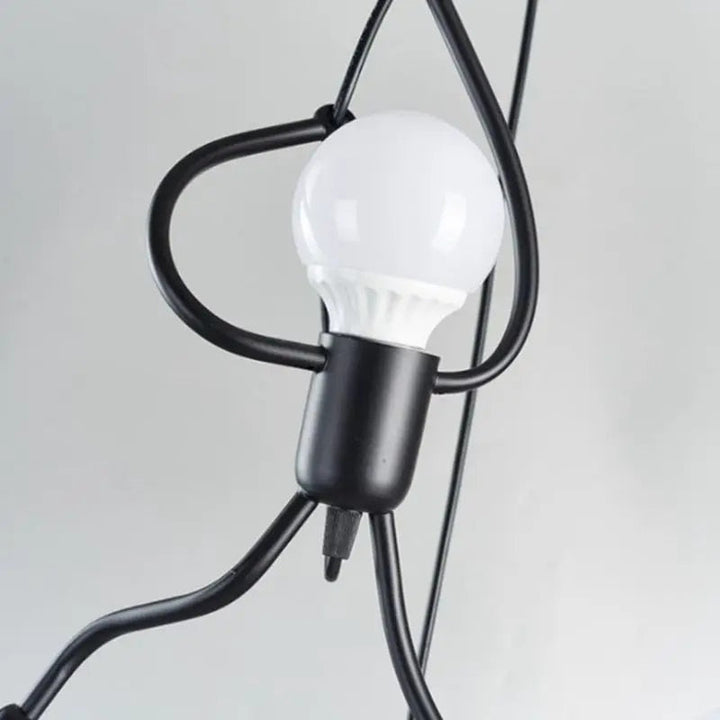 Retro Iron Man Taklamper - Lekfullt Design