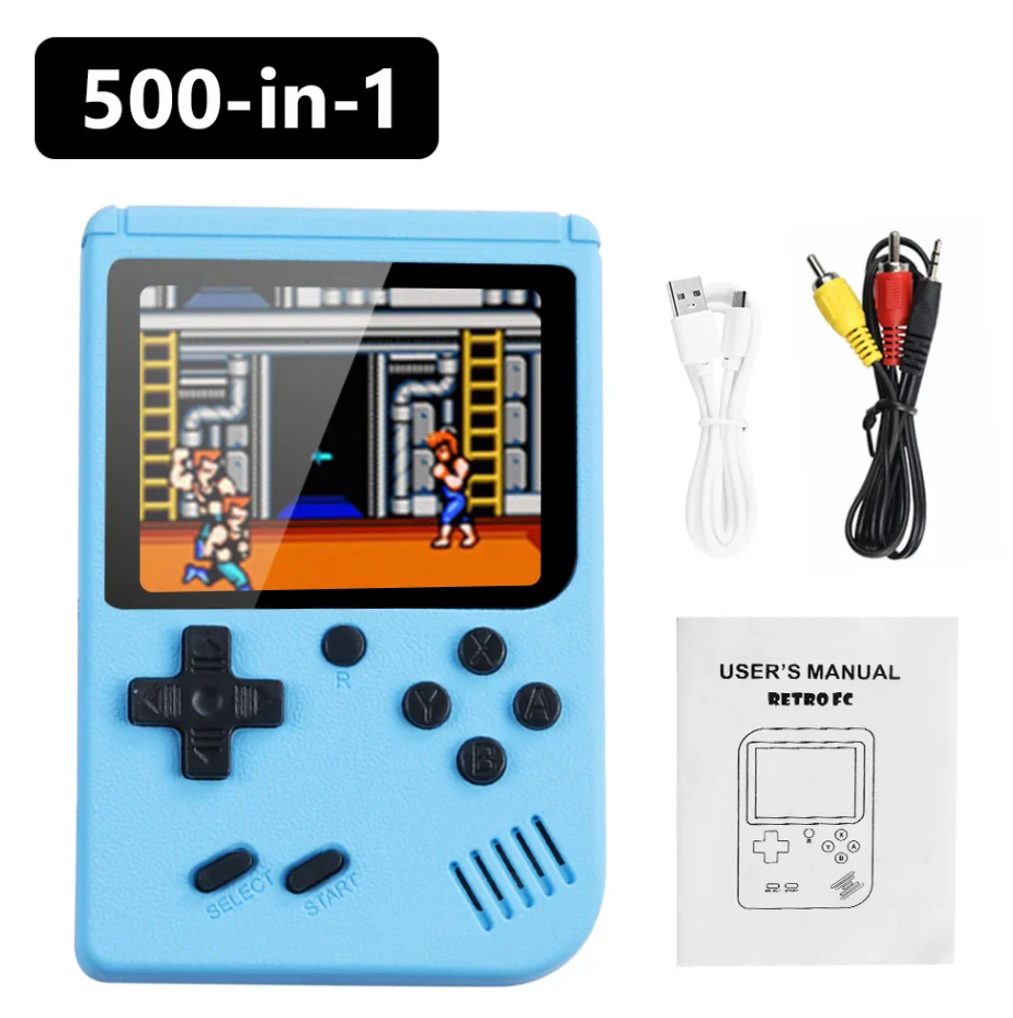 400 i 1 Spillkonsoll - Retro Lommeformat Gaming