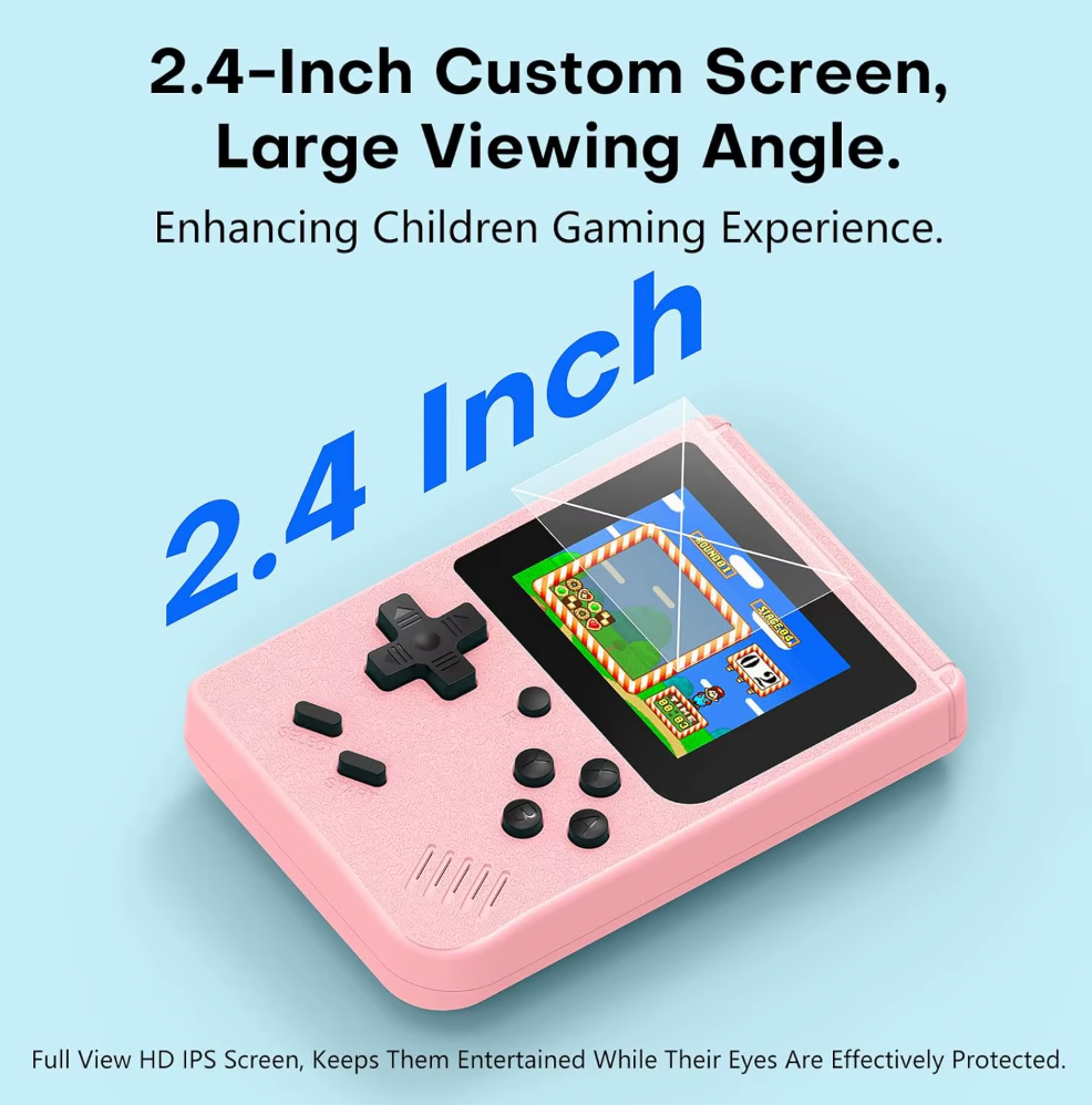 400 i 1 Spillkonsoll - Retro Lommeformat Gaming