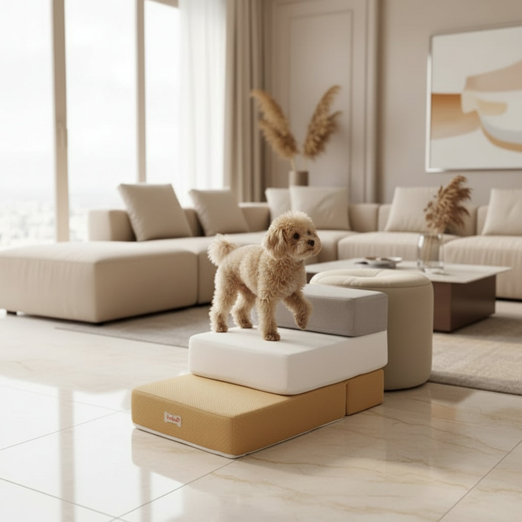 Robust Hundetrapp för Kjäledyr – Trygg Tilgang till Sofa &amp; Säng