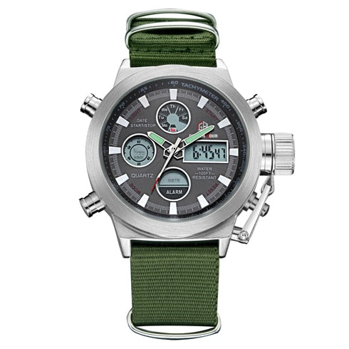 Militärklokke för Män – Robust med Dual Display