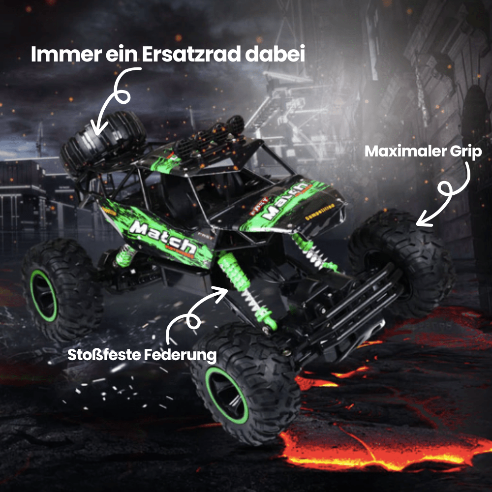 Robust RC Monstertruck 4x4 för Spännande Terrengkjöring