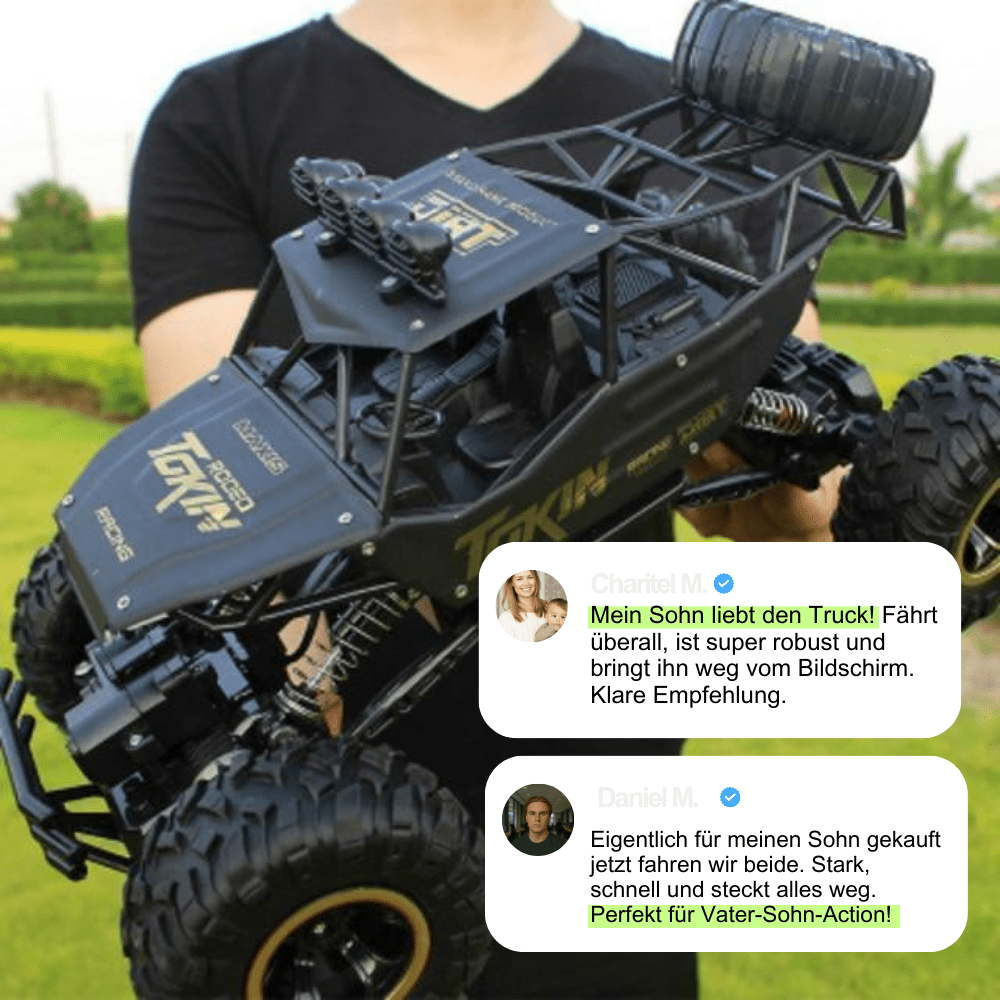 Robust RC Monstertruck 4x4 för Spännande Terrengkjöring