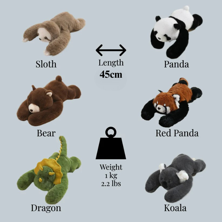 Unisex CalmCuddle Rolig Klemme Plysj – Stresslindring &amp; Fokus