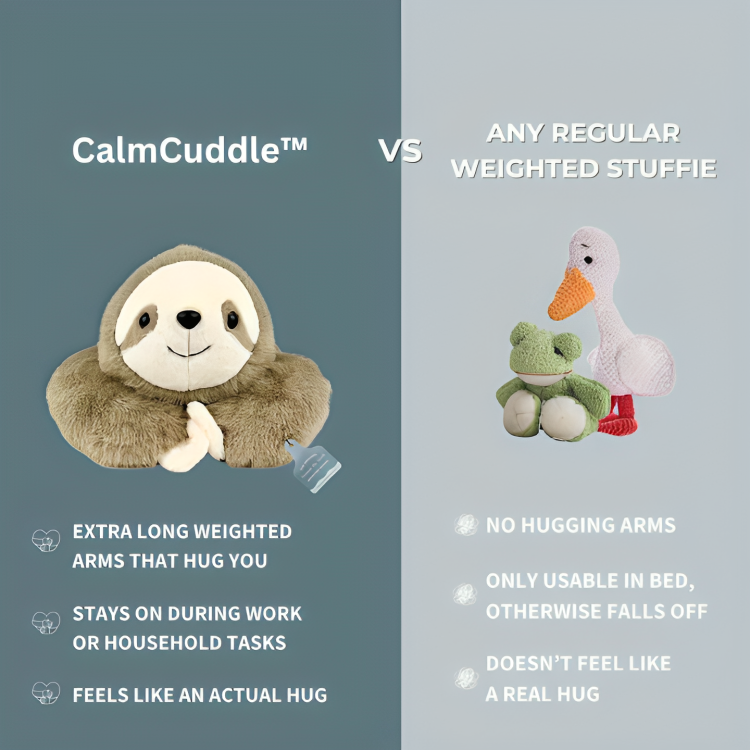 Unisex CalmCuddle Rolig Klemme Plysj – Stresslindring &amp; Fokus