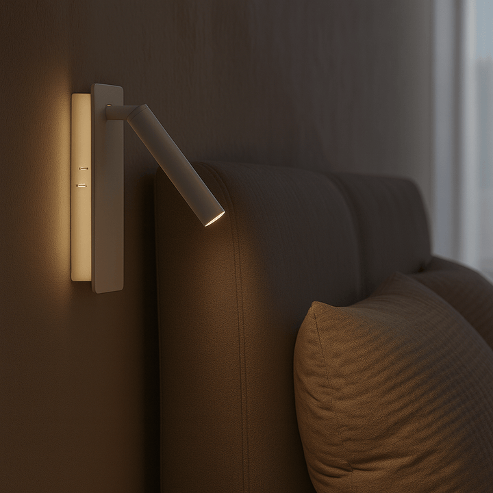 Roterbar LED-lampa för Justerbar Sengebelysning