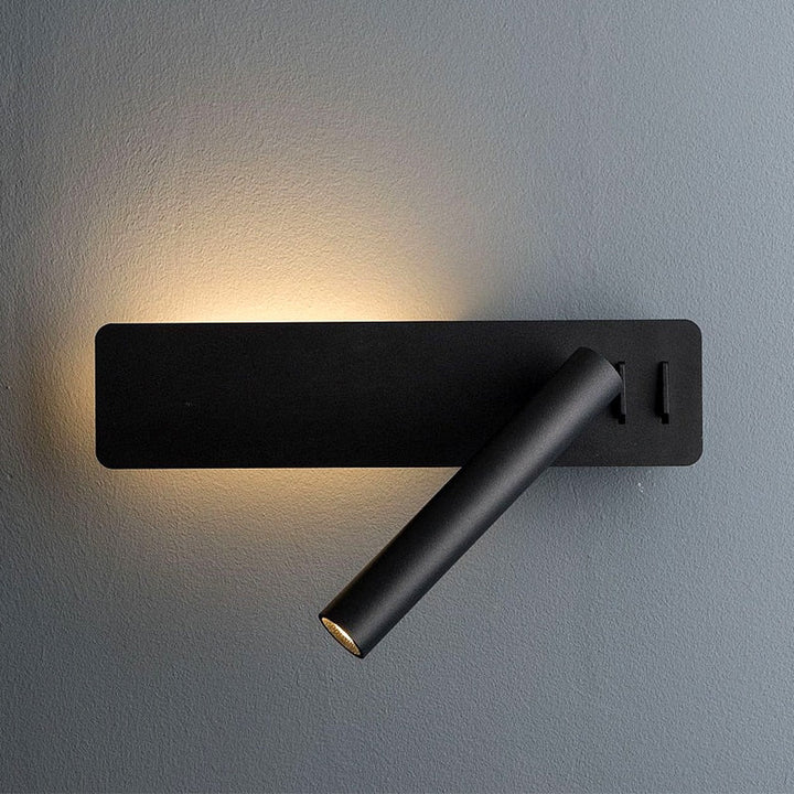 Roterbar LED-lampa för Justerbar Sengebelysning