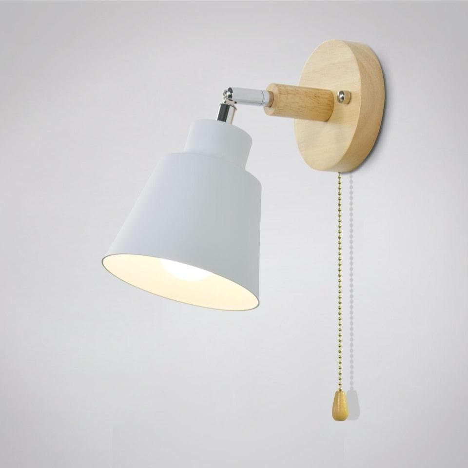 Roterbar Vägglampa med Trekkkjedebryter för Flexibel Belysning