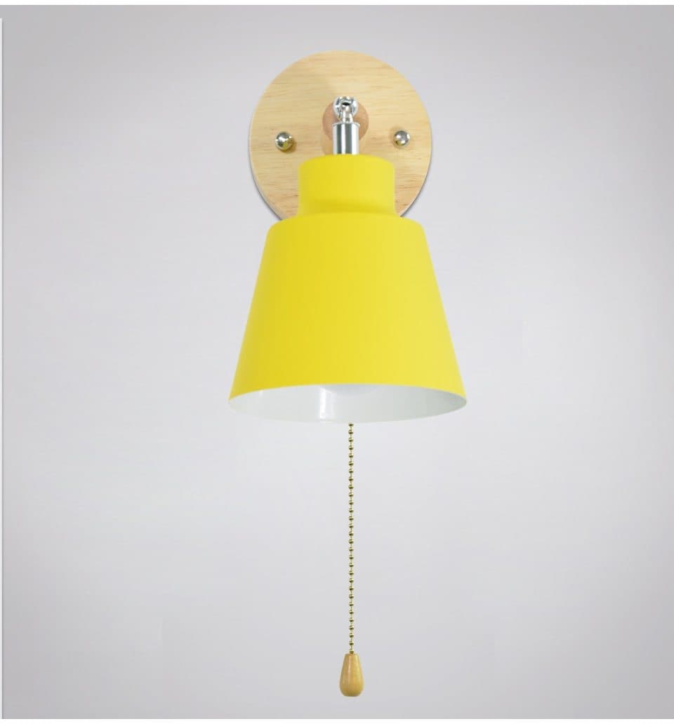 Roterbar Vägglampa med Trekkkjedebryter för Flexibel Belysning