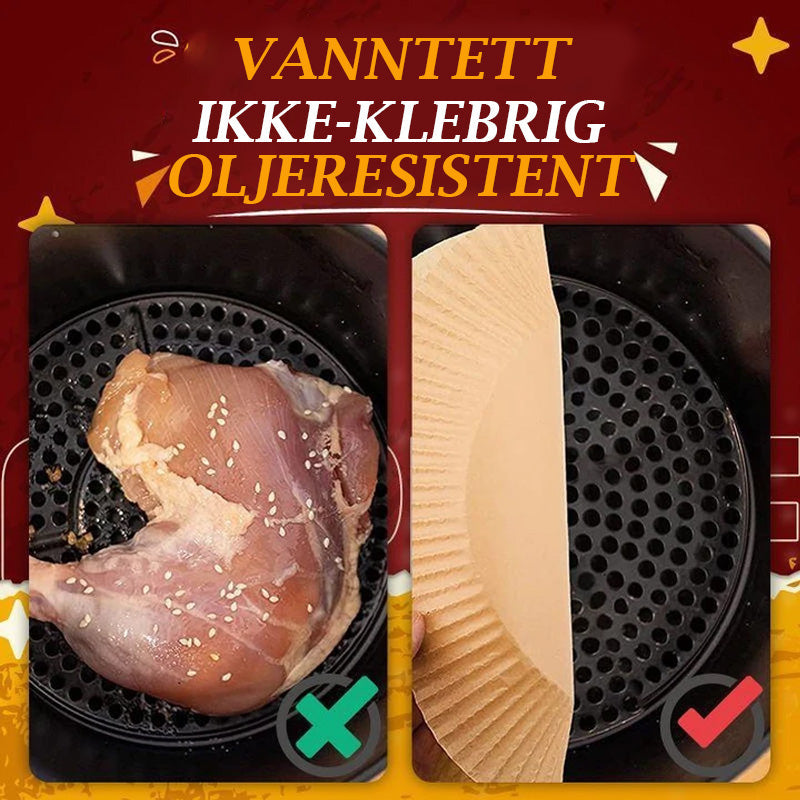 Air Fryer Engangspapir | Håll din Airfryer ren och enkel