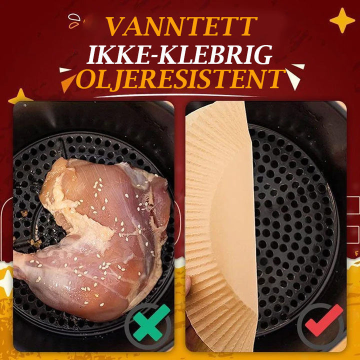 Air Fryer Engangspapir | Håll din Airfryer ren och enkel