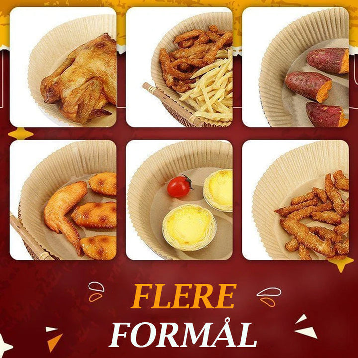 Air Fryer Engangspapir | Håll din Airfryer ren och enkel