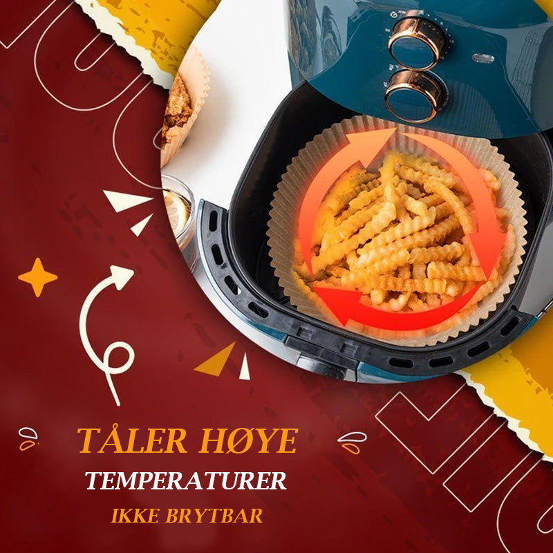 Air Fryer Engangspapir | Håll din Airfryer ren och enkel