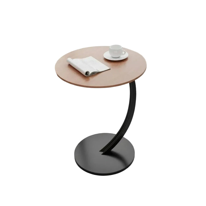 Runt Sidebord – Modern Design för Små Rum och Flexibel Användning