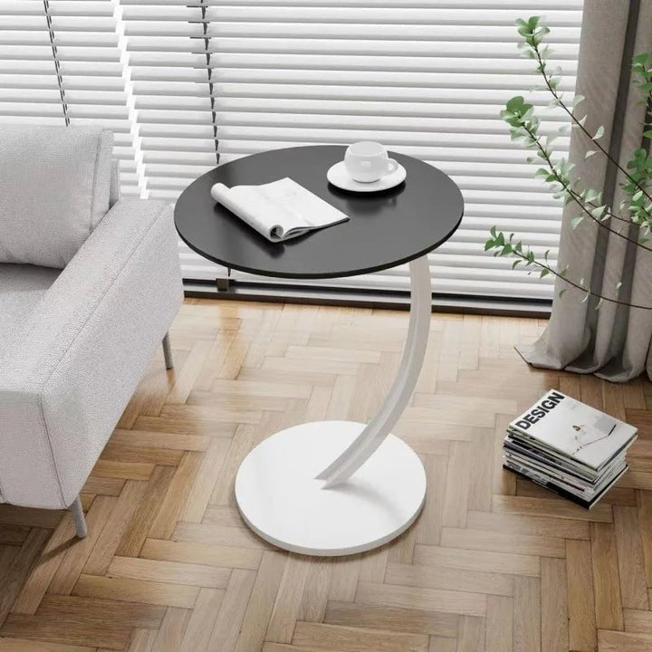 Runt Sidebord – Modern Design för Små Rum och Flexibel Användning