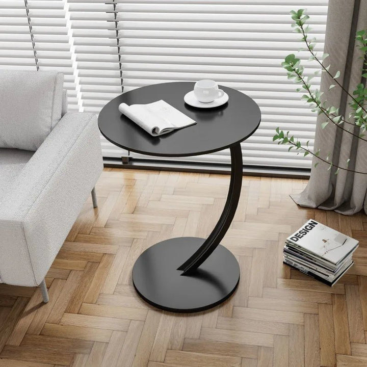 Runt Sidebord – Modern Design för Små Rum och Flexibel Användning