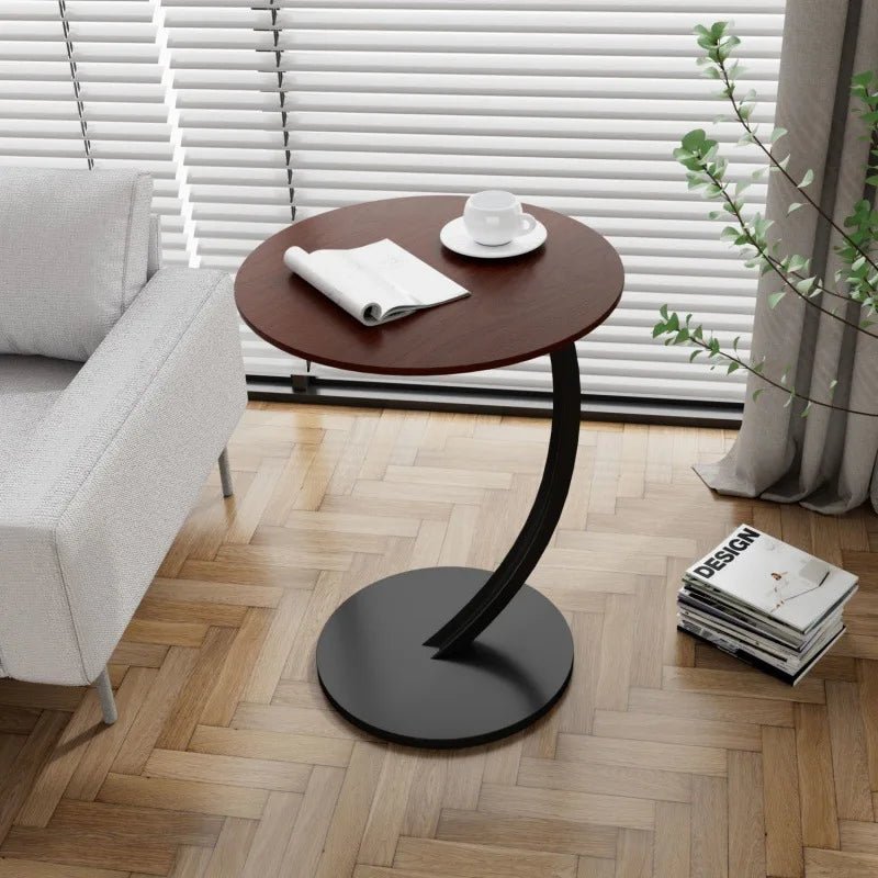 Runt Sidebord – Modern Design för Små Rum och Flexibel Användning