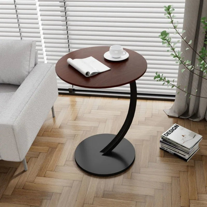 Runt Sidebord – Modern Design för Små Rum och Flexibel Användning