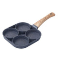 Stekepanne i Rustfritt Stål för 4 Egg med Nonstick Belegg